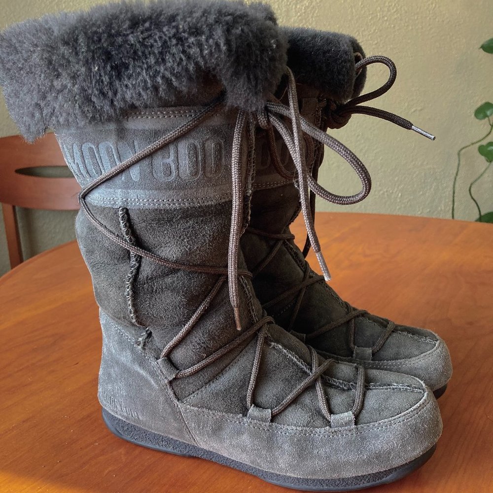 TECNICA Moon Boot Lace up Suede